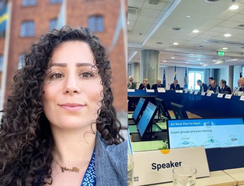Presenting EYSP 2023 Conclusions at the Meeting of EU Directors-General for Sport