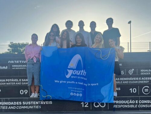 ENGSO Youth Committee gathers in Lisbon to finalise 2024-27 strategy and present HealthyLifestyle4all Youth Ideas Lab to the sport representatives at the European Sport Platform